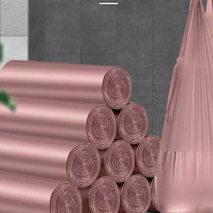 50 ROSE GOLD PINK BIN BAGS DISPOSABLE TRASH 🗑 BAGS